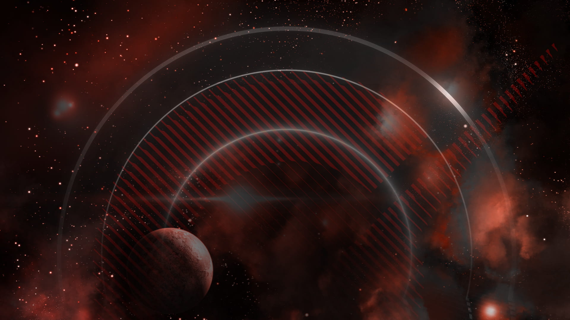 Space background with stars